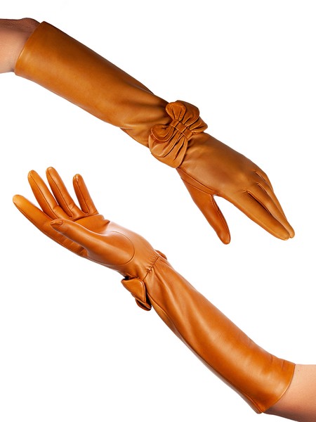 Длинные перчатки F-IS0075shelk, фото №3