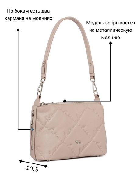 Женская сумка кросс-боди L-HF3801MP, фото №1