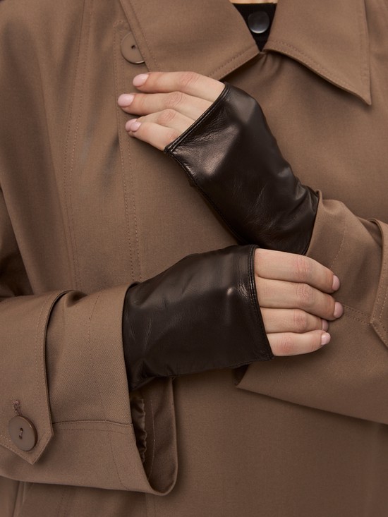 Перчатки без пальцев, митенки , фото №2