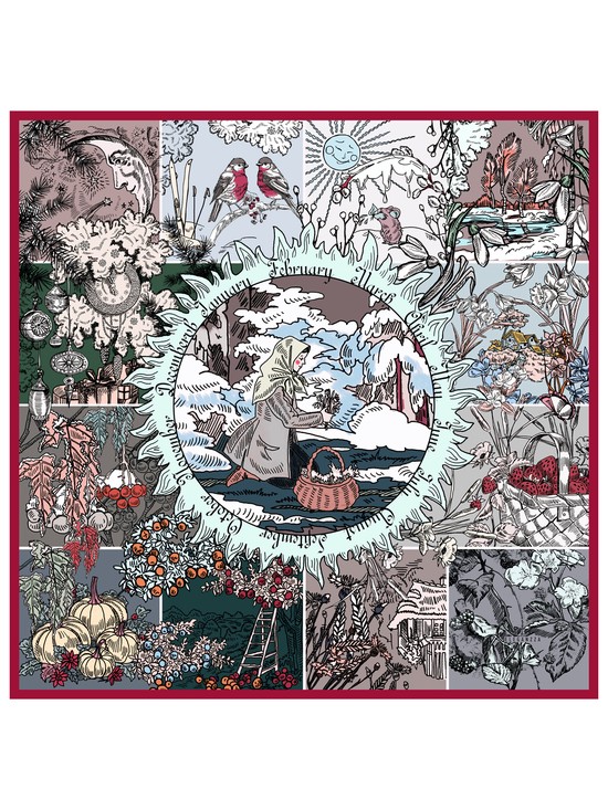 Платок E03-8492