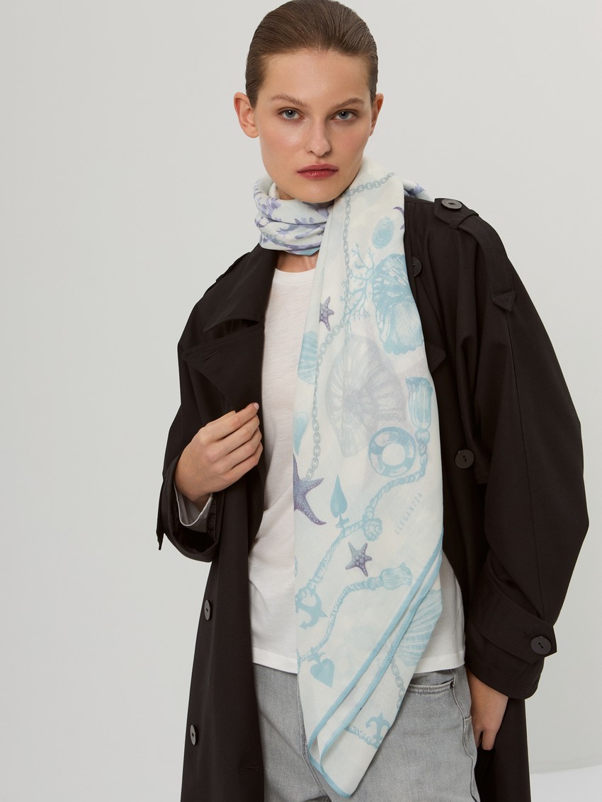 Палантин E12-8465, фото №1