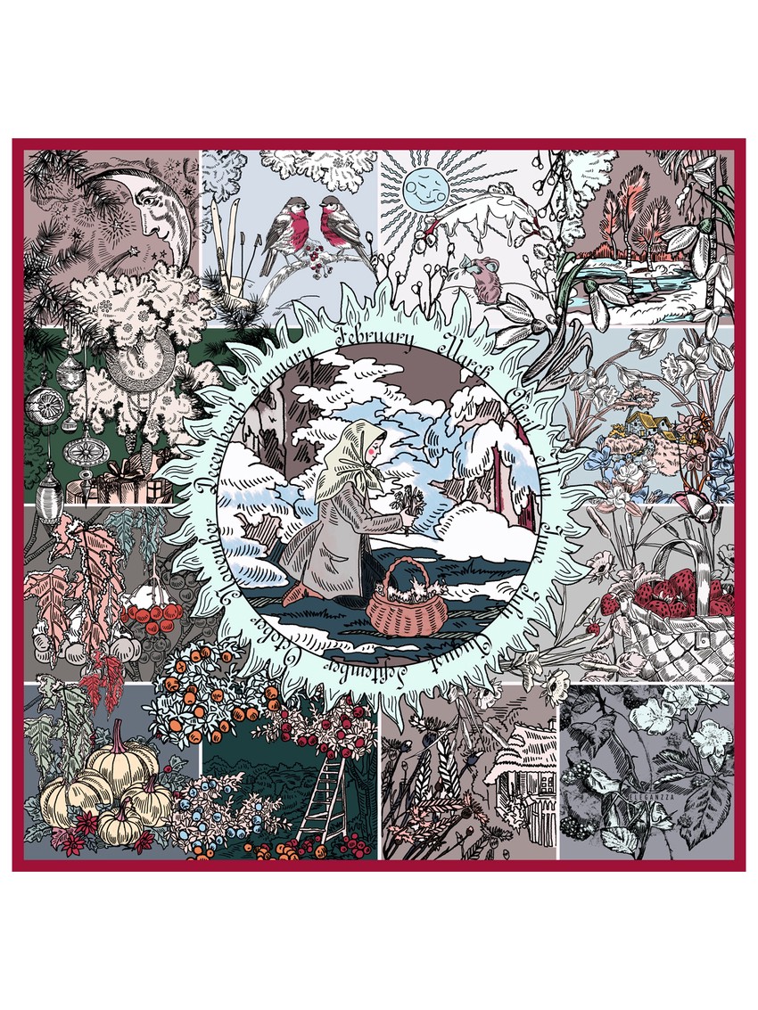 Платок E03-8492