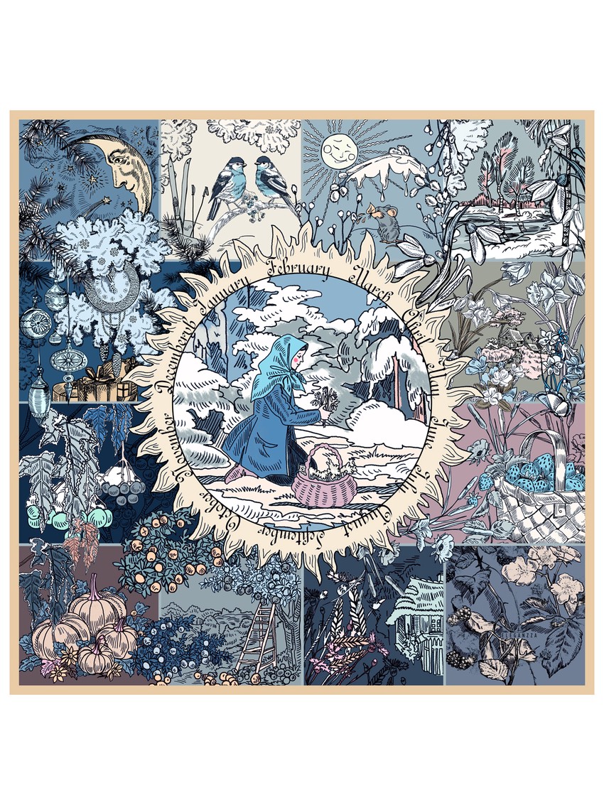 Платок E03-8492