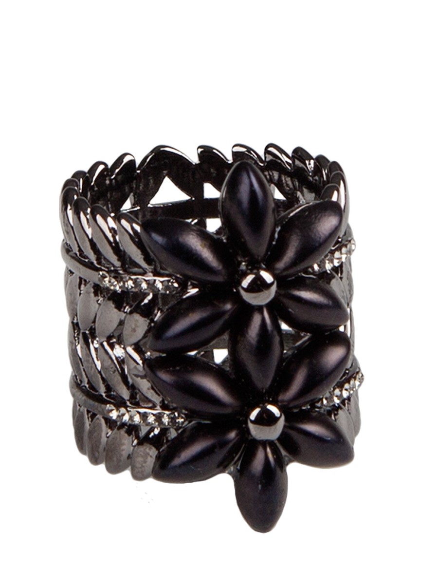 Бижутерия для платков ELEGANZZA (Элеганза) R509 Темно-серый фото №1 01-00017738